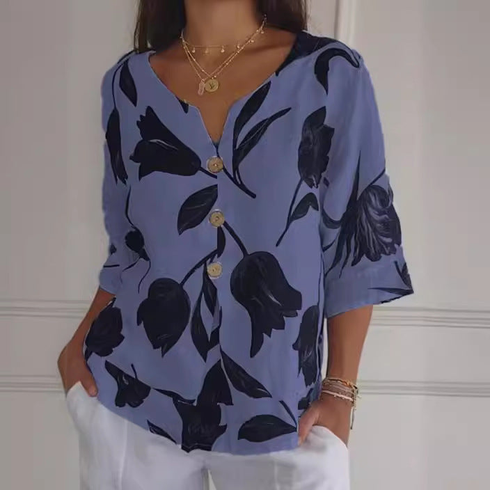 Liliane | Floral Blouse