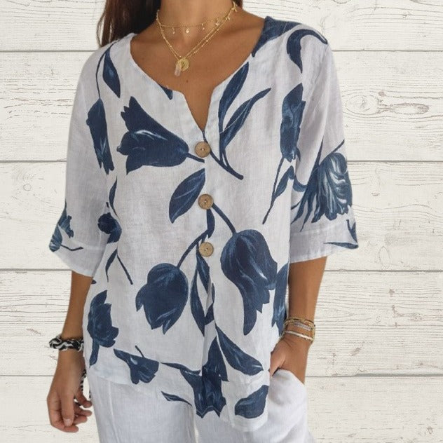 Liliane | Floral Blouse