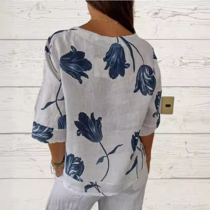 Liliane | Floral Blouse