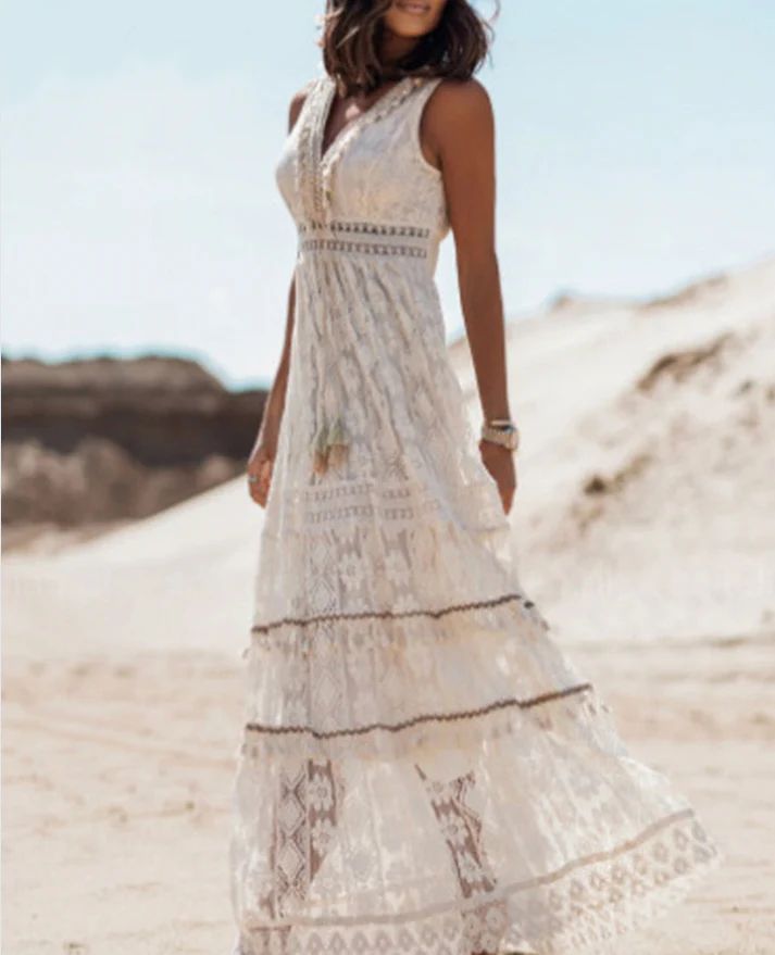 Emerson - Drawstring Boho Dress