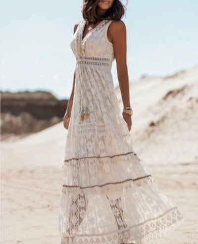 Emerson - Drawstring Boho Dress