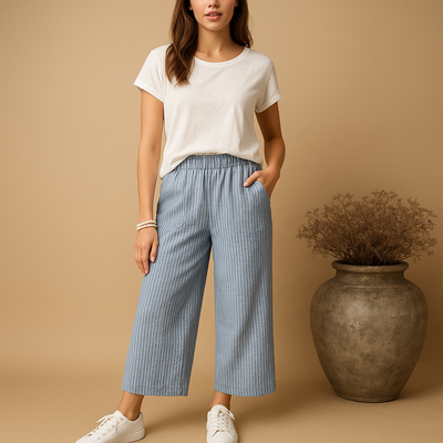 Zomerbroek met normale pasvorm voor dames | Fleur