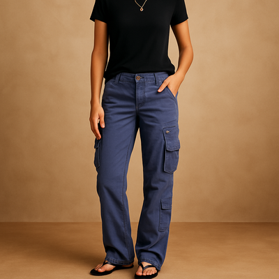 Cargo broek met zakken voor dames | Paloma