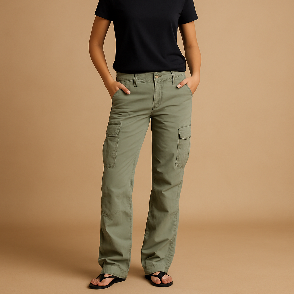 Cargo broek met zakken voor dames | Paloma