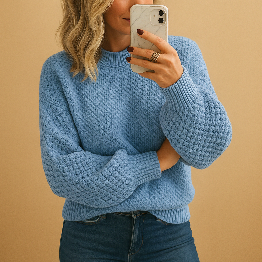 Elegante warme trui met comfortabele pasvorm voor dames | Isabelle