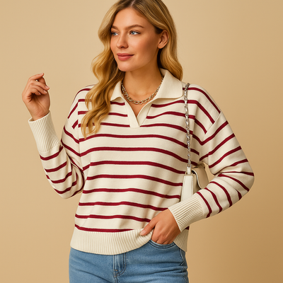 Gebreid vest met open voorkant voor dames | Ninthe