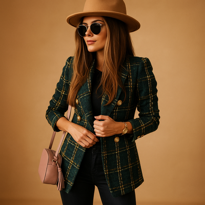 Getailleerde blazer met elegante snit voor dames | Tessa