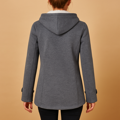 Lange winterjas met capuchon voor dames | Marije