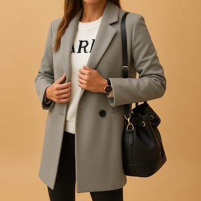 Lange winterjas voor dames | Marieke