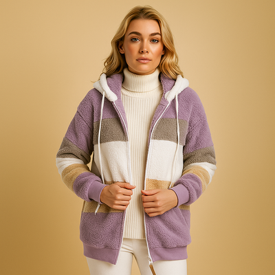 Lange zachte winterjas voor dames | Femke