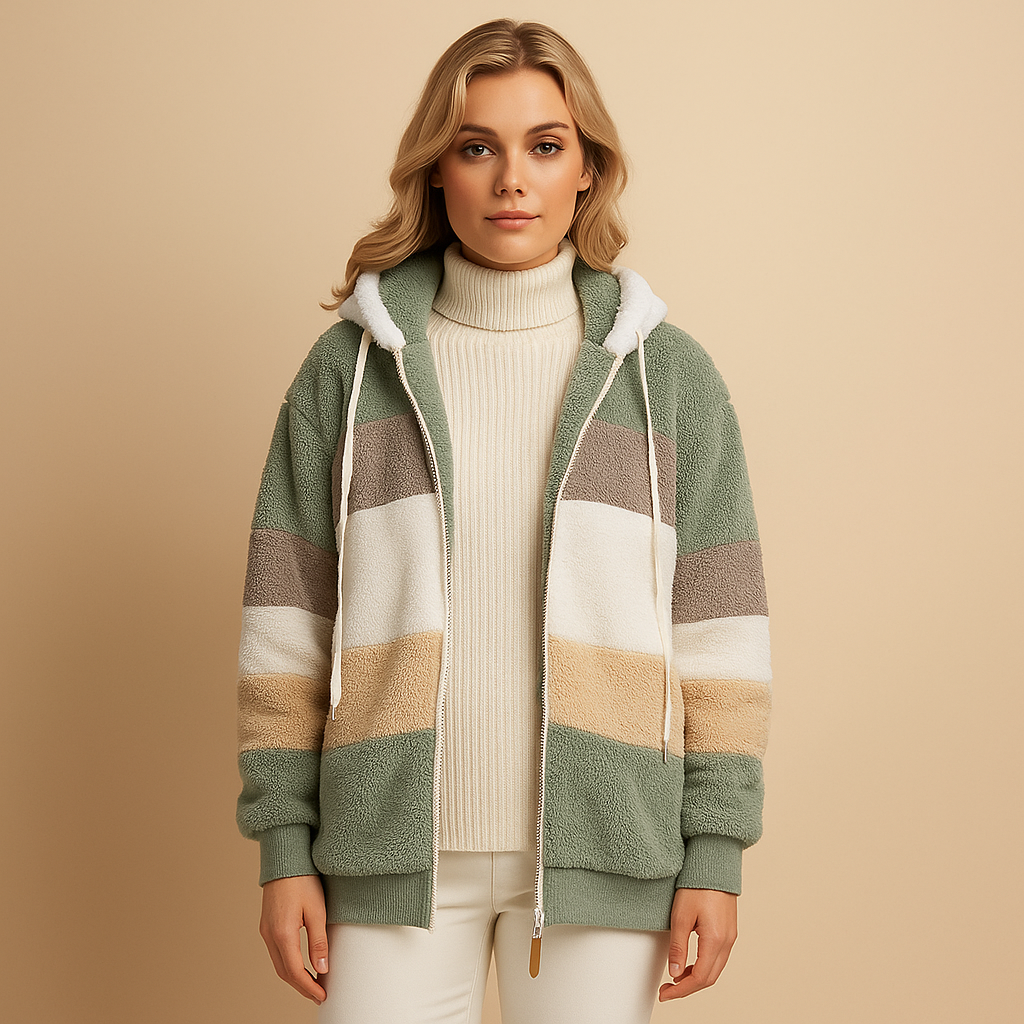 Lange zachte winterjas voor dames | Femke