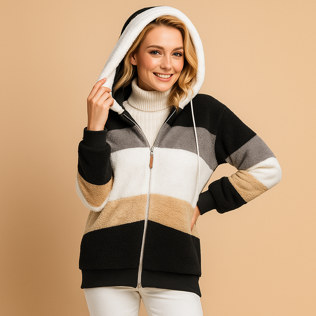 Lange zachte winterjas voor dames | Femke