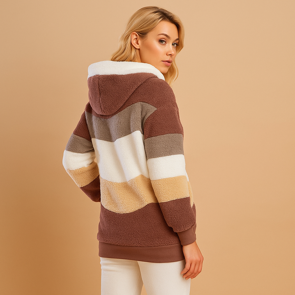 Lange zachte winterjas voor dames | Femke