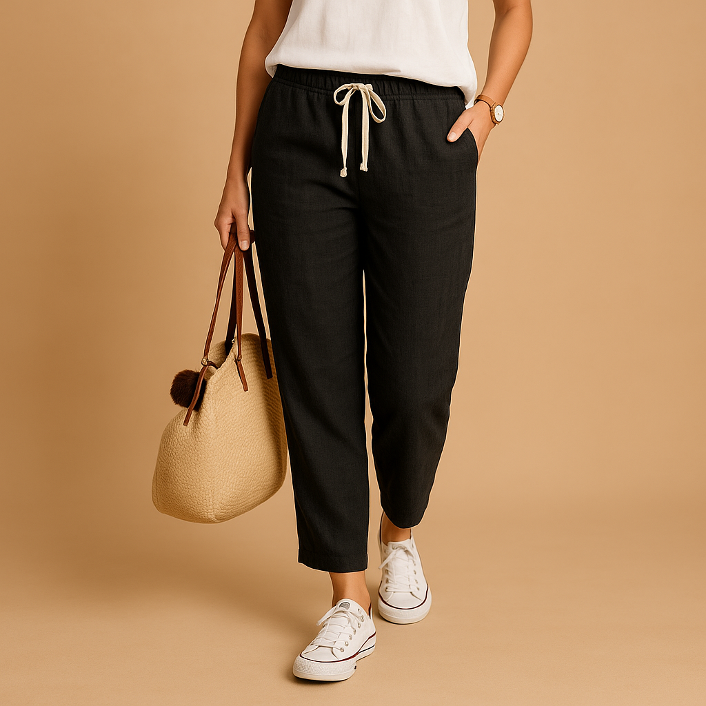 Lichtgewicht ademende broek voor dames met flexibele pasvorm | Jill