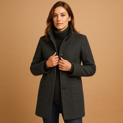 Warme zachte winterjas voor dames | Yara