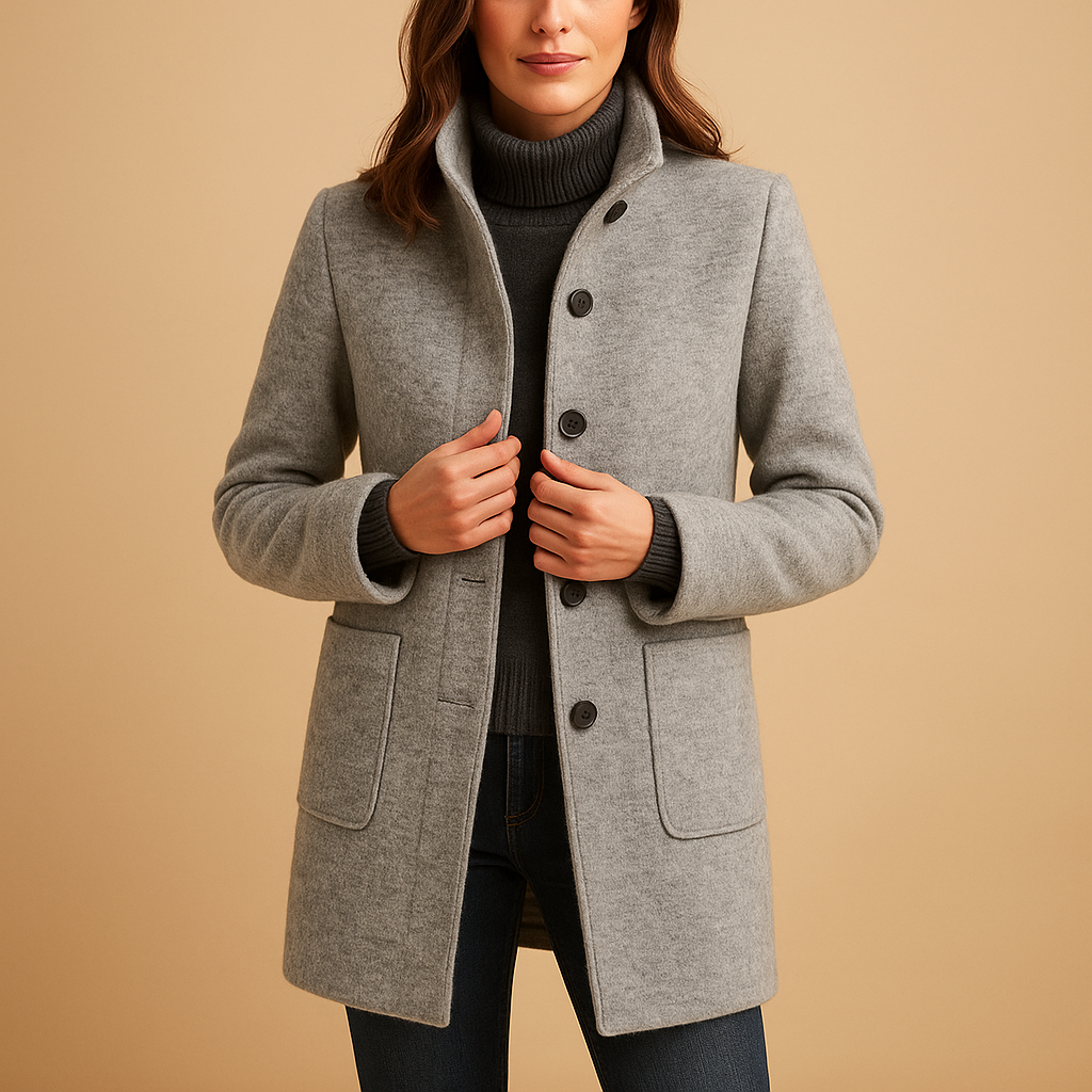 Warme zachte winterjas voor dames | Yara